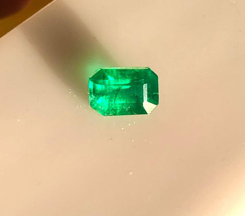 certified natural loose emerald cut price 