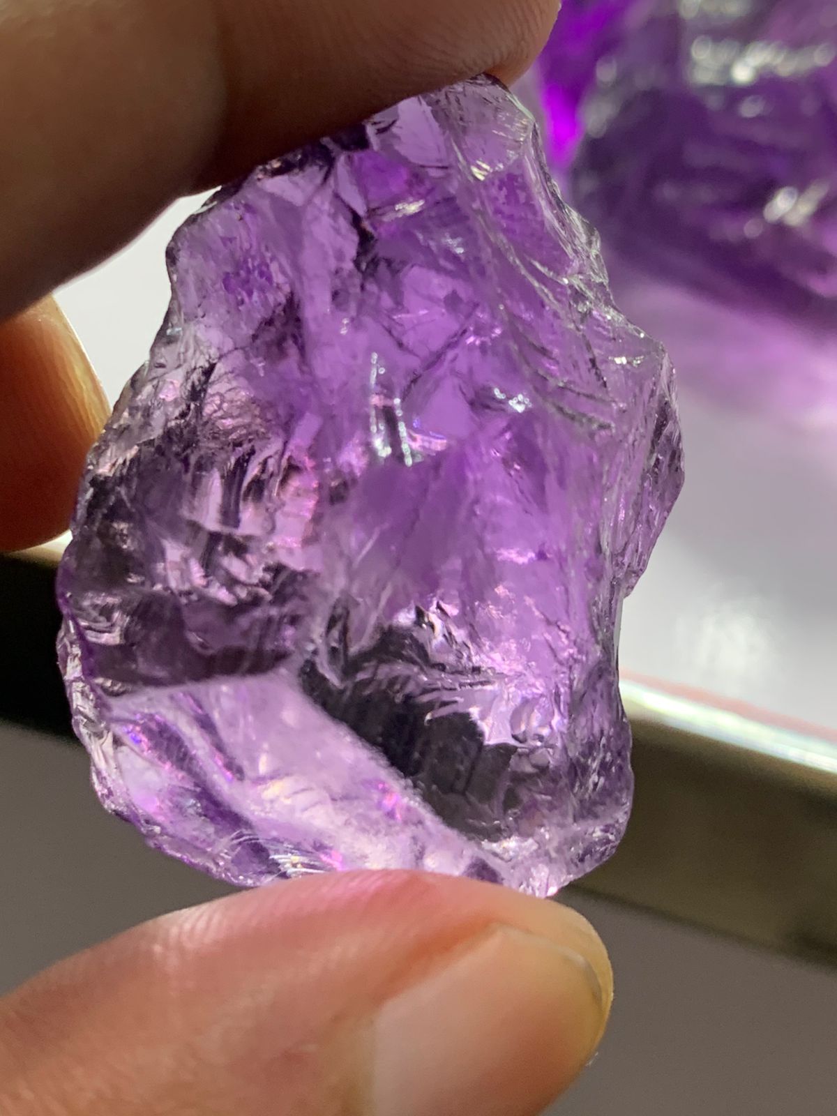 big raw amethyst
