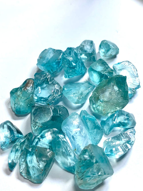 affordable 100 carat lot raw blue zircon gemstones

