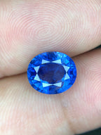 untreated natural blue sapphire 2.75ct round shape

