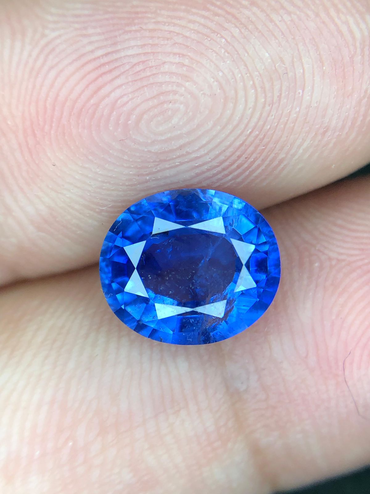 untreated natural blue sapphire 2.75ct round shape

