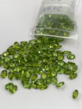 emerald cut peridot