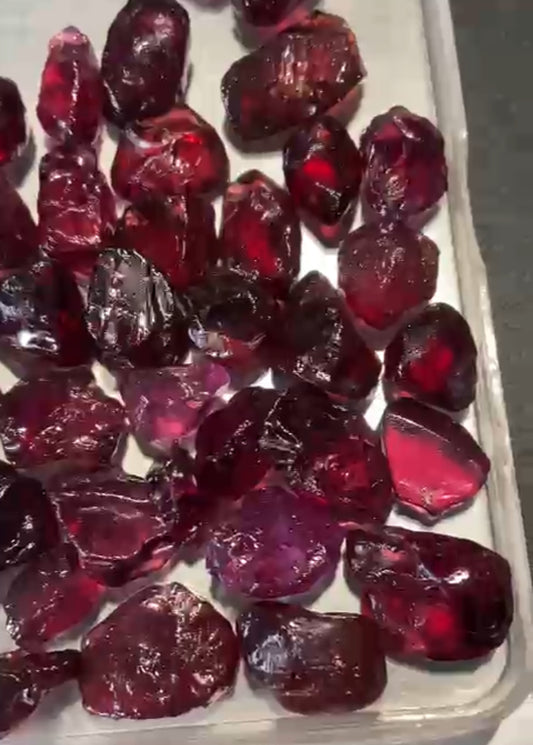 garnet earrings