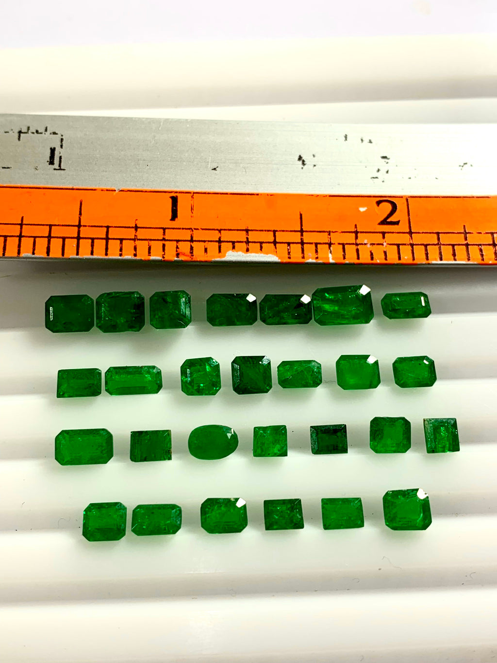 faceted tsavorite garnet loose stone