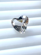 heart shaped natural goshenite