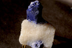 natural deep blue lazurite crystal specimen 110g

