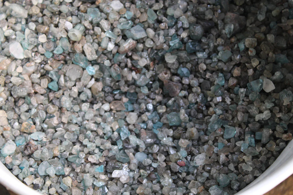 100 Gram Blue Zircon Rough