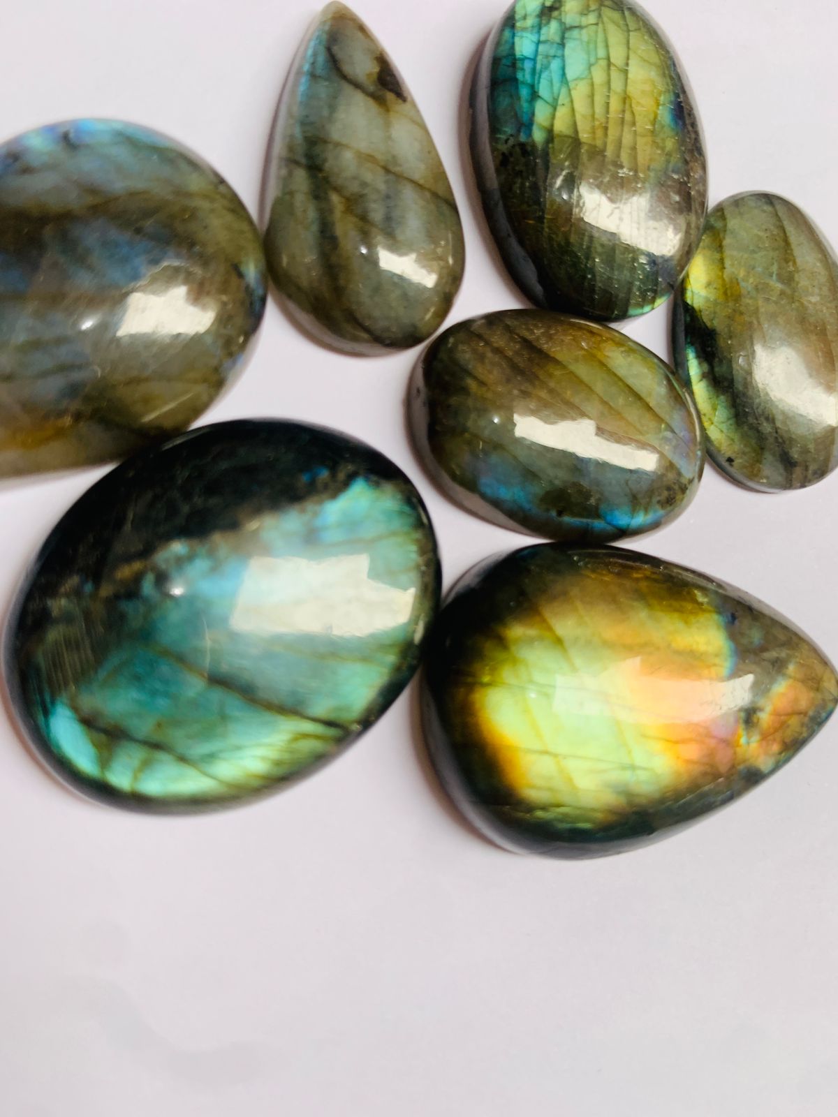 gray labradorite

