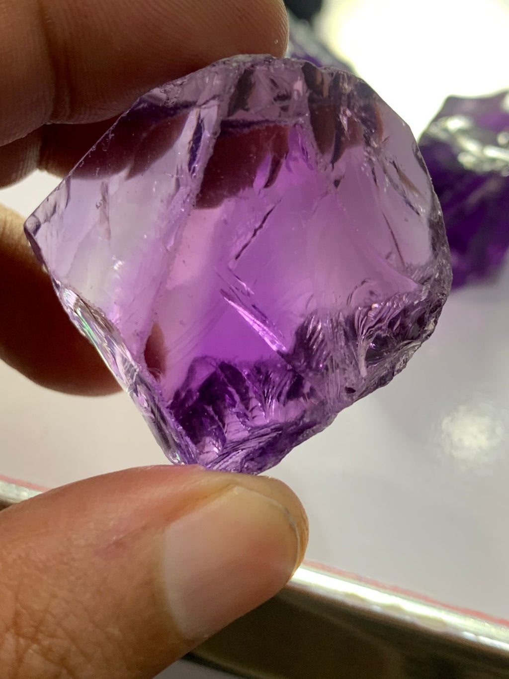 natural raw amethyst
