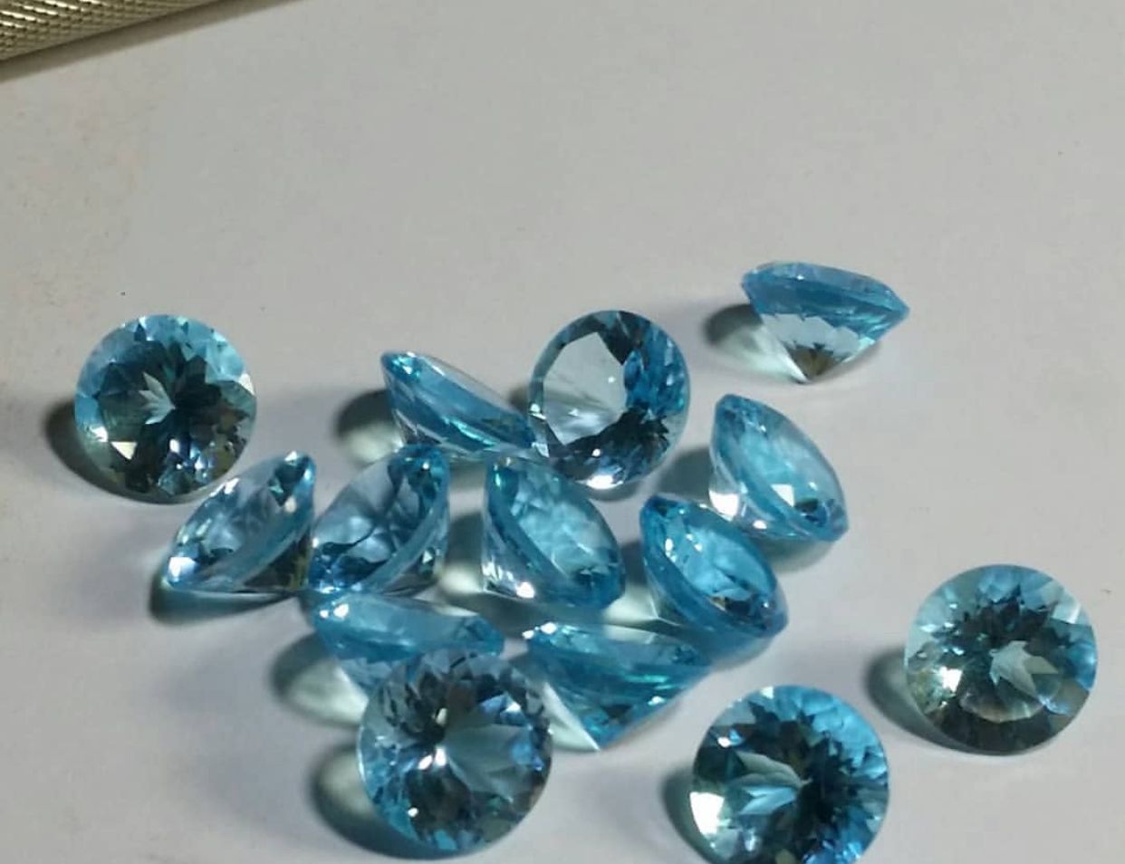 blue topaz earrings
