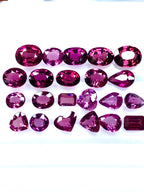 loose rhodolite garnet for setting jewelry
