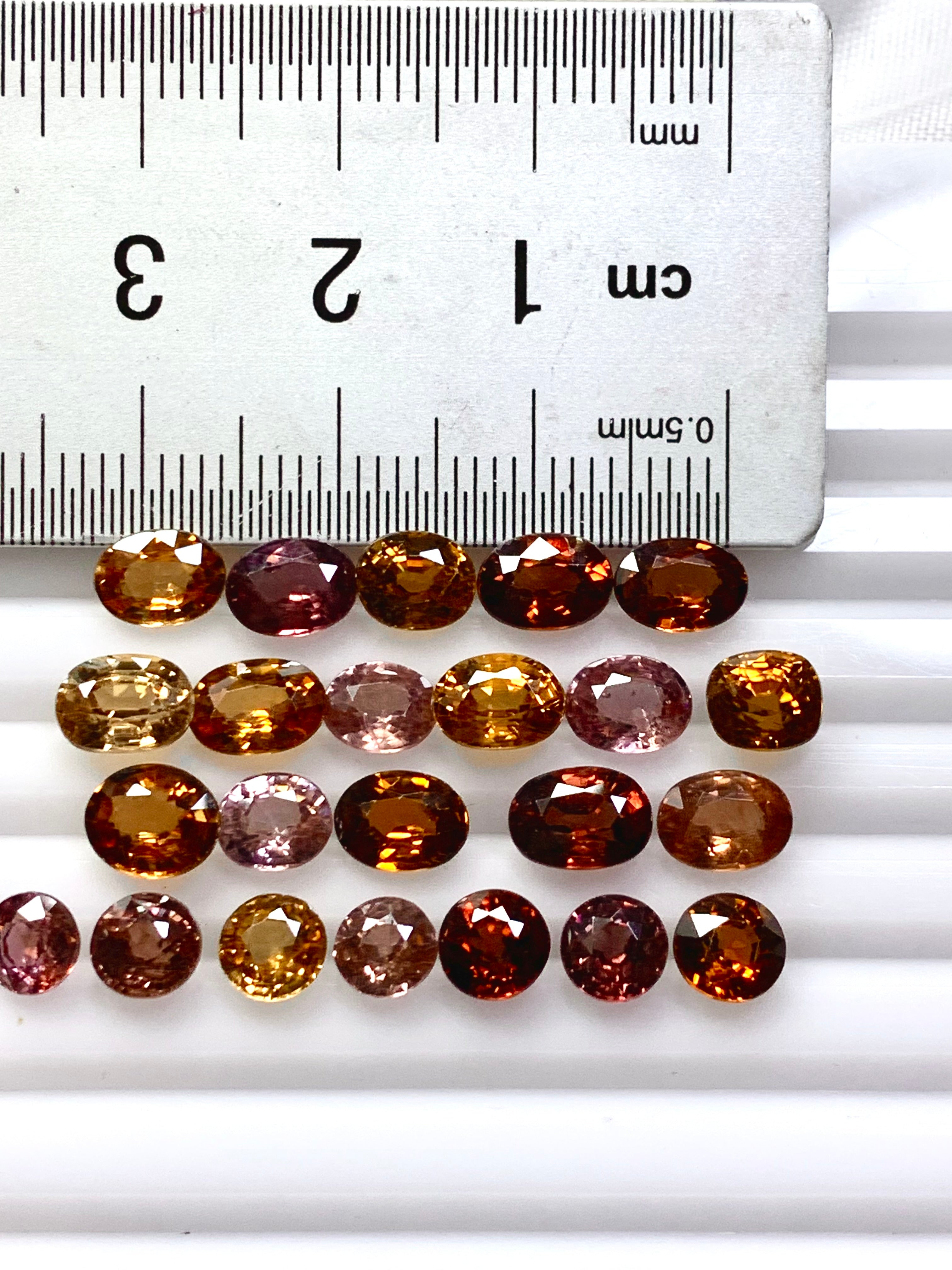 loose zircon oval cut

