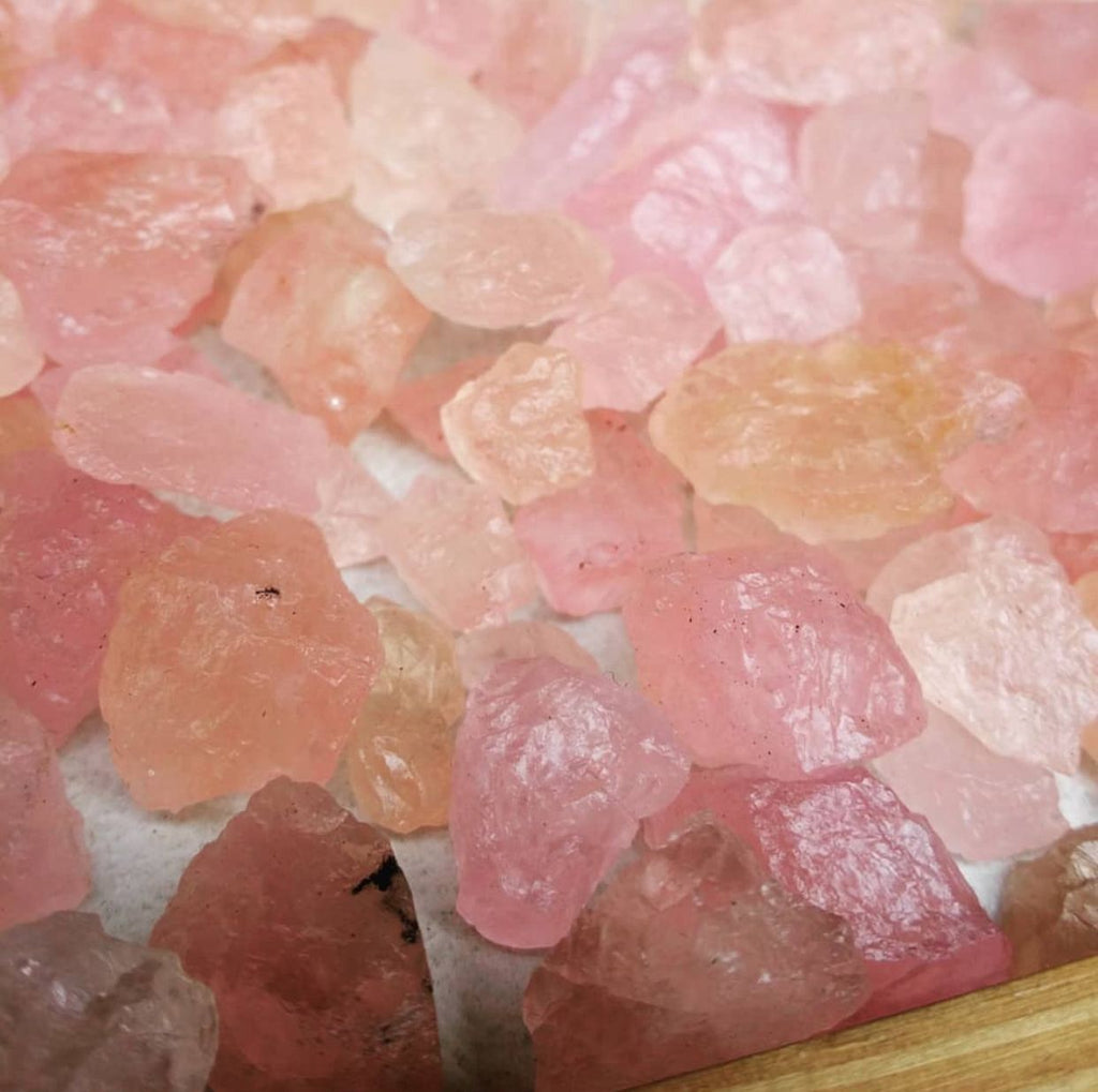 raw stone morganite for lapidary artist