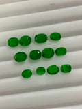 untreated natural garnet gemstones