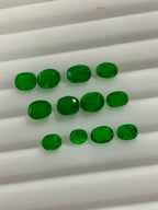 untreated natural garnet gemstones