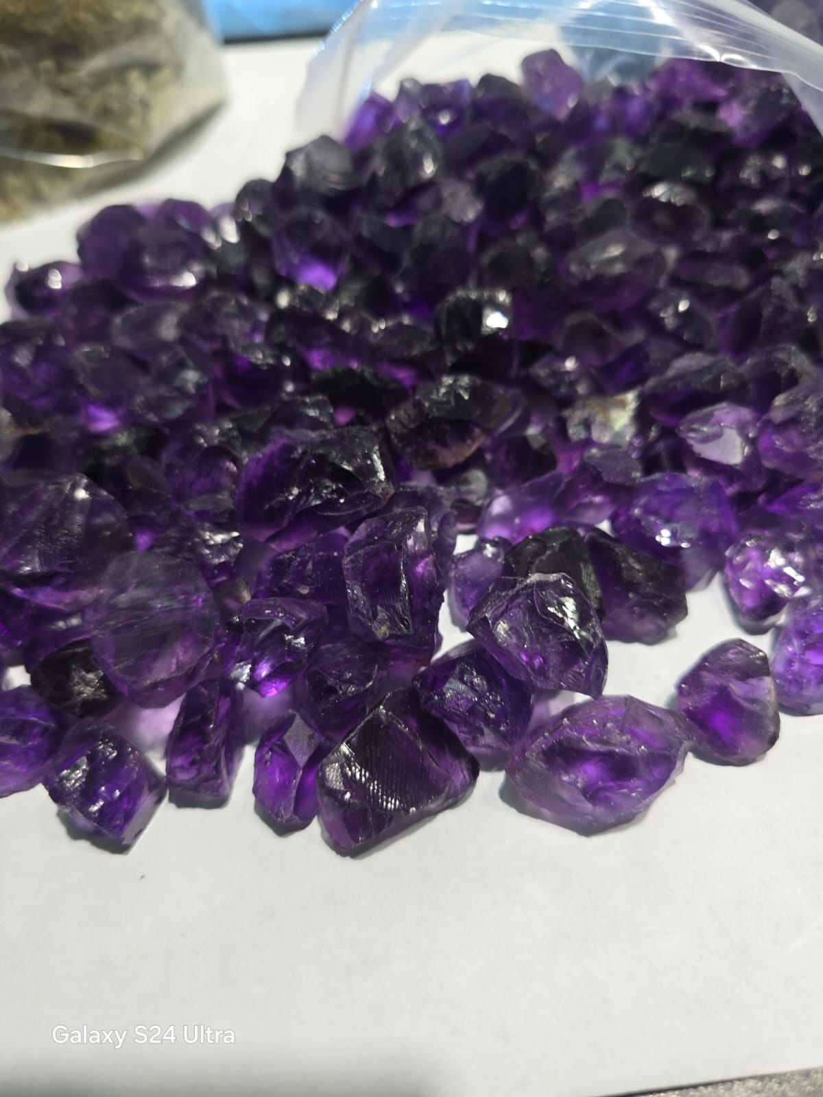 healing crystal rough amethyst lot

