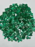 natural rough emerald pendant
