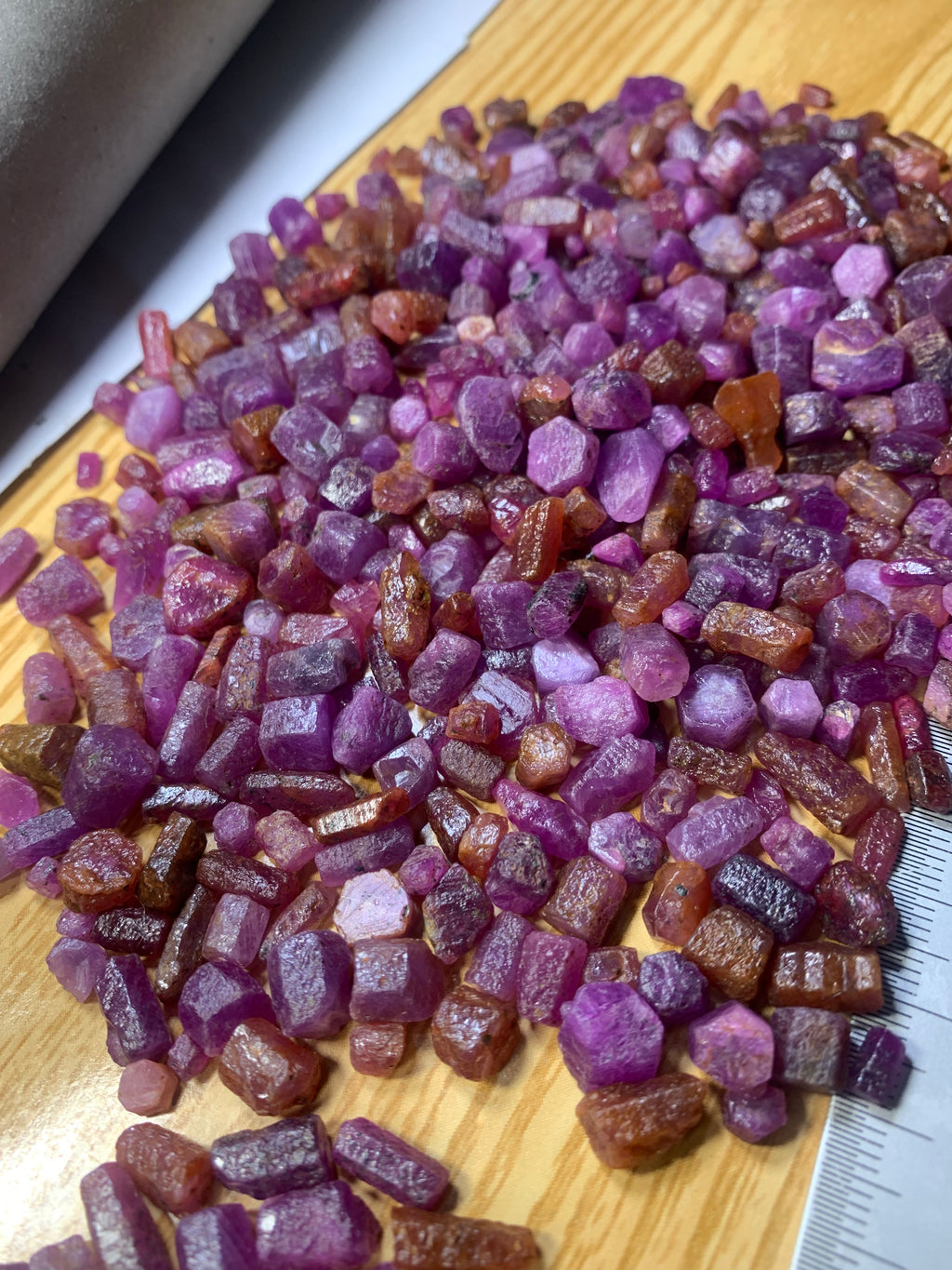 rough rubies natural crystals