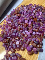 rough rubies natural crystals