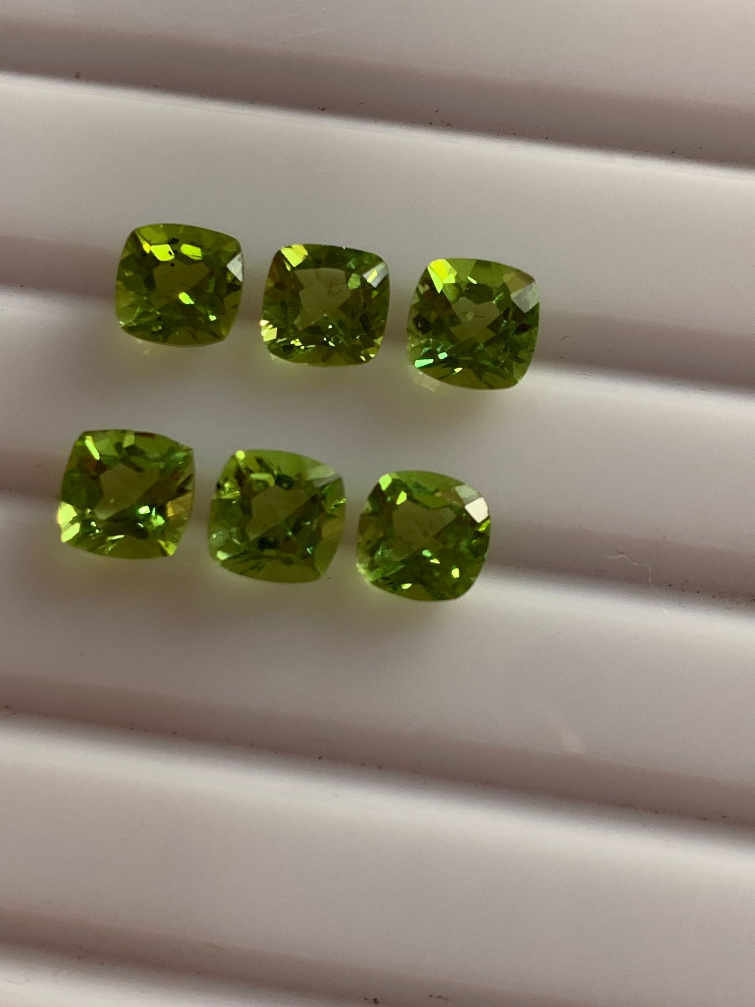 green peridot ring