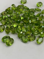 oval shape peridot
