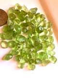 apple green peridot chunks


