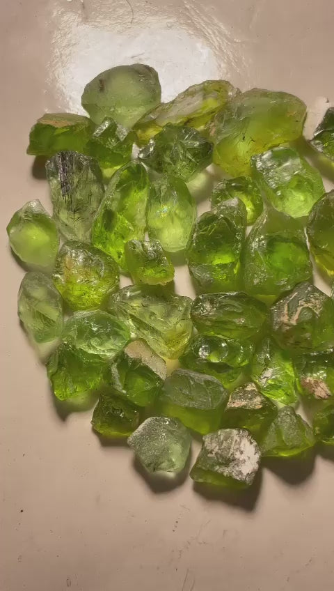 Natural Peridot 75 grams for faceting| Facet Rough Gemstones