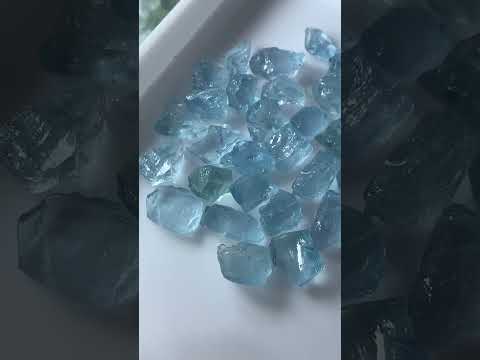 117 Carats Facet Grade Rough Aquamarine Gems Parcel