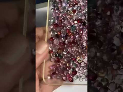 30 carats 1mm to 2mm Round Brilliant Loose Burma Spinels