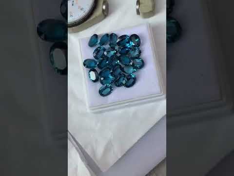25 Carats London Blue Topaz | Natural Loose Gemstone