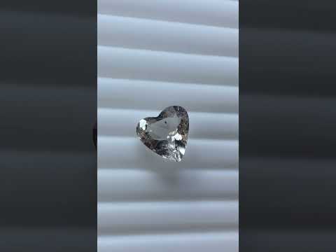 3.40 Carats Heart Shape Natural Goshenite Loose Gemstone Single piece