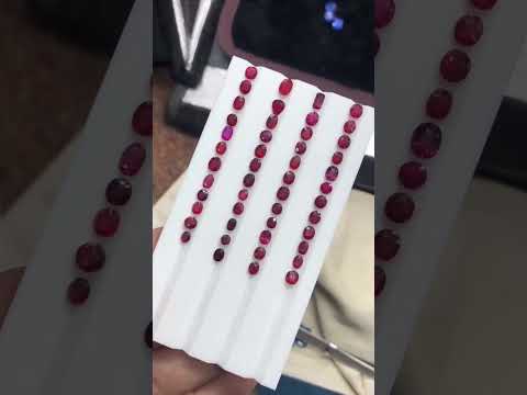 20ct Facted Cut Natural Ruby Stones - Loose Gemstones