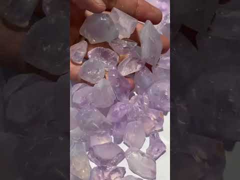 5000 Carats Good Quality Facet Grade Lavender Quartz | Lapidary Rough Gemstone
