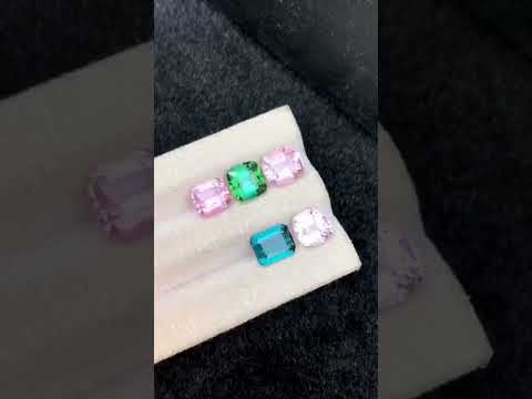 8 carat Natural Afghan Tourmaline Faceted Cut Loose Gemstones