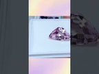 13 Carats Triangular Cut Pink Kunzite faceted Loose Gemstone