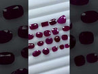 9.35 carats Red Natural Kashmir Rubies Loose Stone Bulk Parcel