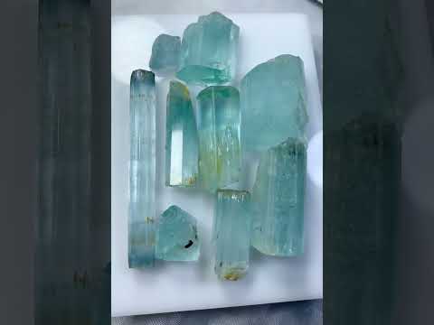 72 Grams Natural Skardo Aquamarine Crystals | Facet Grade Rough Gemstone
