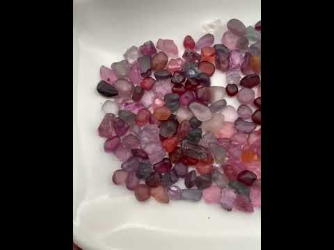 50 Grams Burma Spinels for Faceting and Polishing