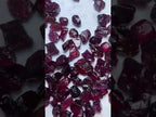 raw stone rhodholite garnet