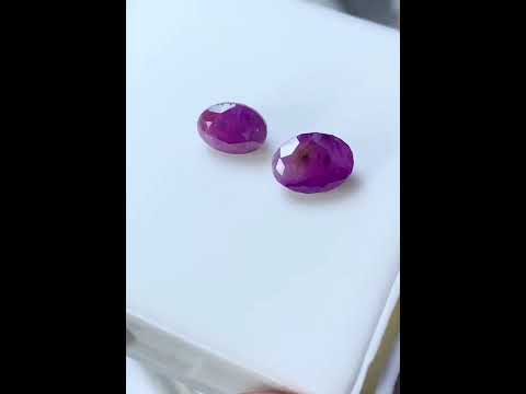4.12 Carats Of Natural Oval Kashmir Batakundi Ruby | Loose Ruby For Jewelry