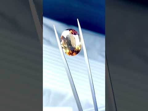 10.40 carats Faceted Oval Shape Brown Topaz Single Piece| Loose Gemstone