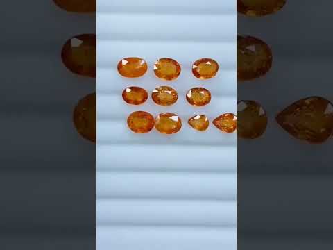 8 carats Fanta Color Natural Spessartite Garnet Loose Gemstone