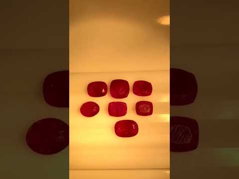 9.5 Carats Natural Kashmir Rubies | Loose Cut Gemstone
