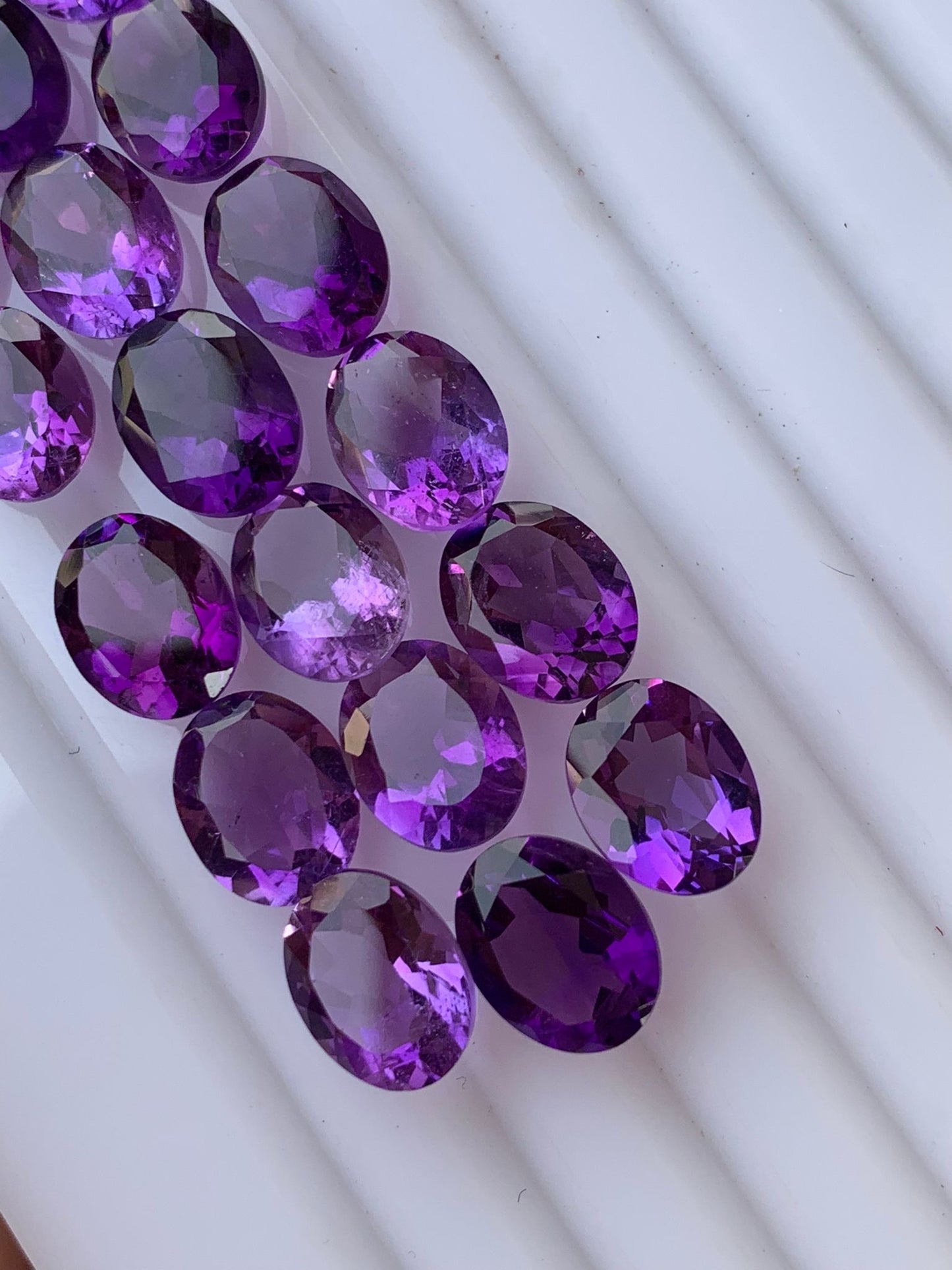 purple stone rings