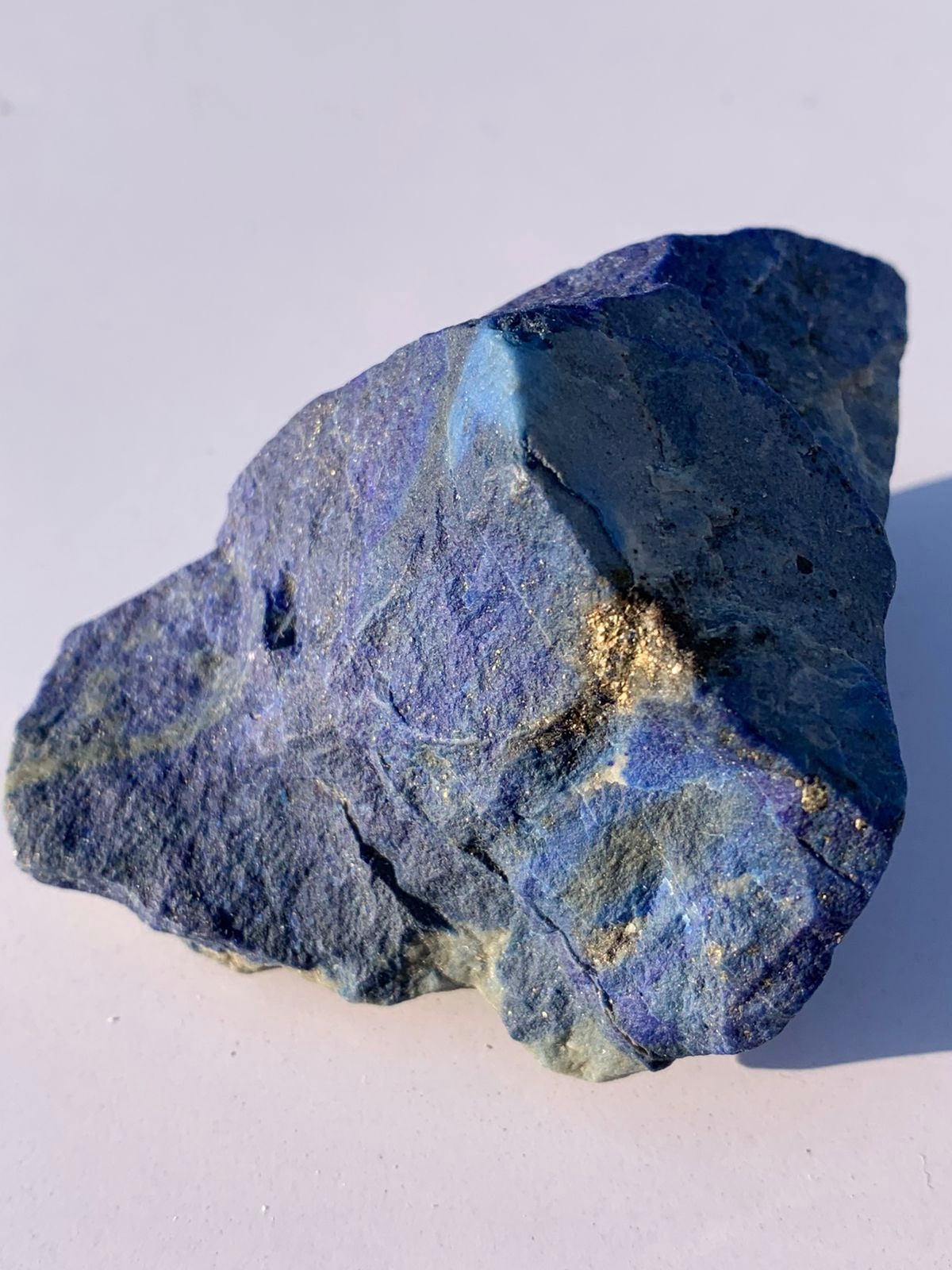 pyrite flecks lapis rough

