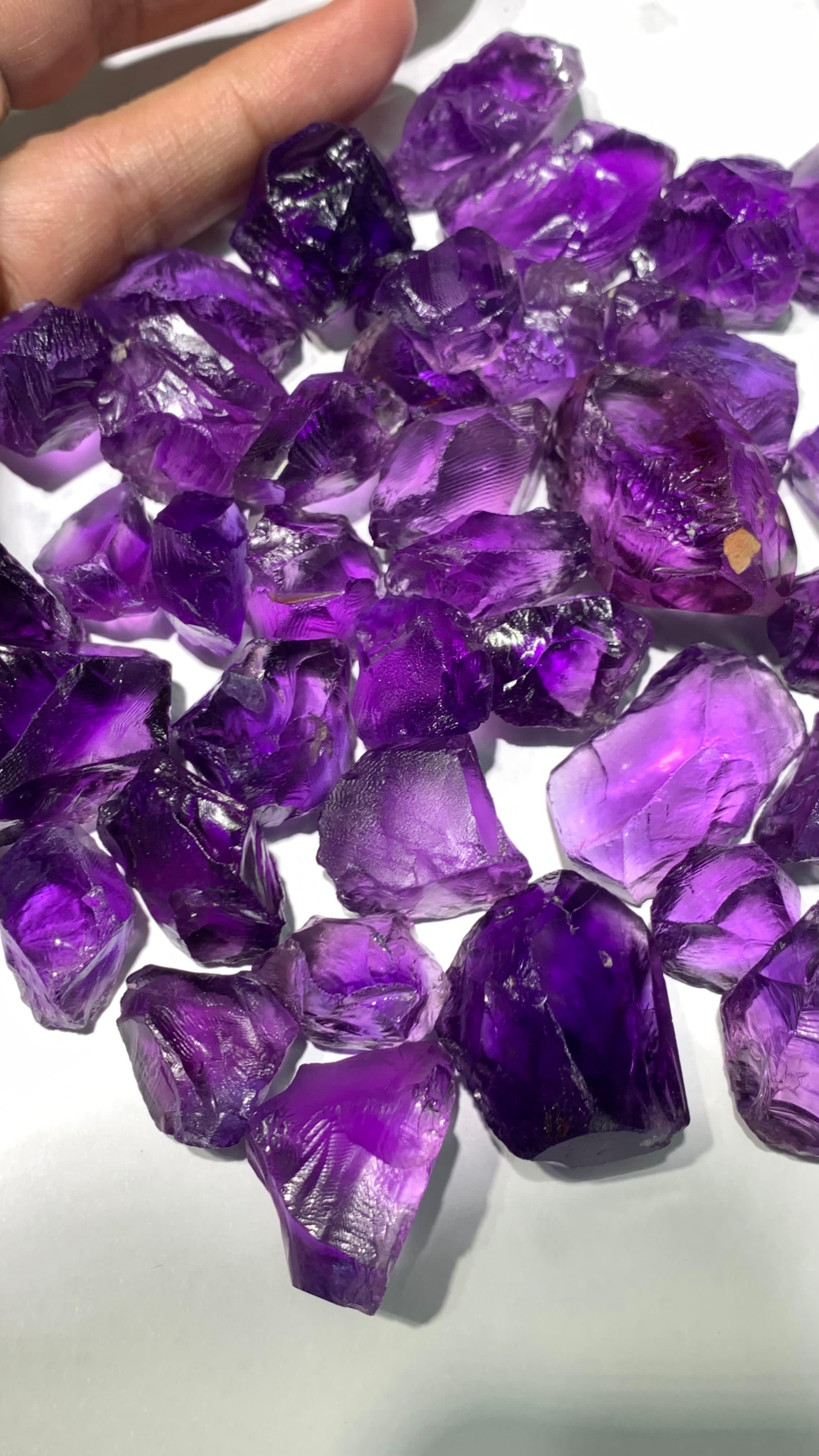 rough amethyst price