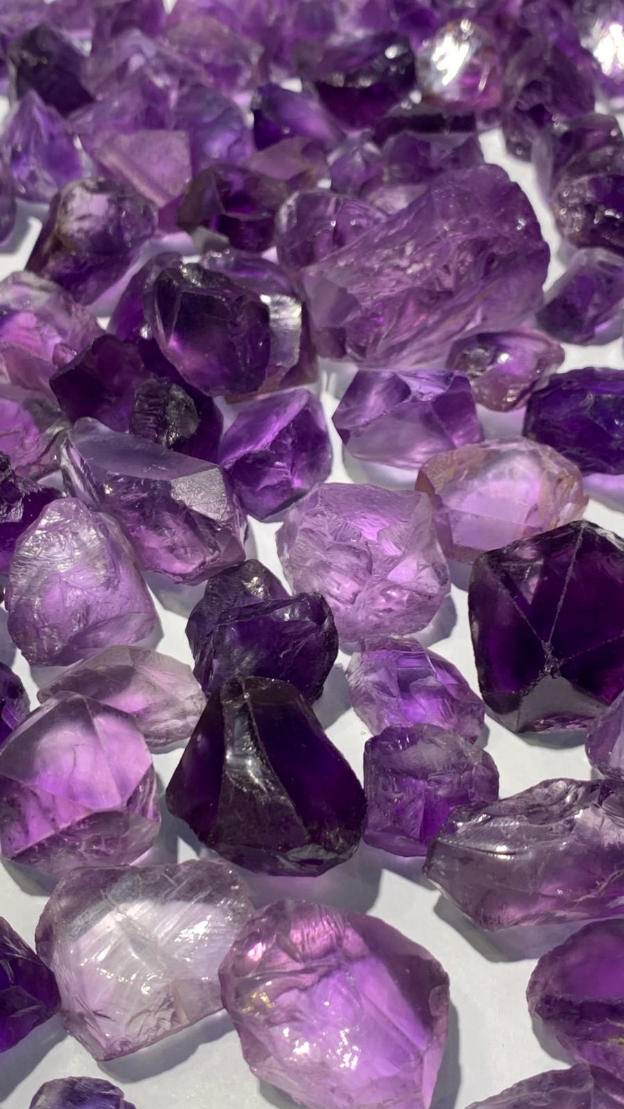 natural purple amethyst rough bulk

