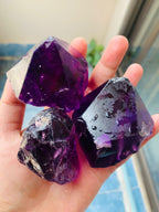 raw cut amethyst