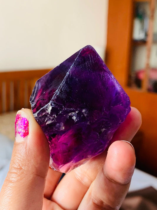 raw natural amethyst
