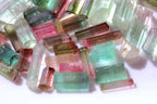 raw tourmaline crystals 103 carats for custom lapidary projects

